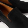 Dandelion Grosgrain-Trimmed Suede Loafers - CU Dandelion Grosgrain-Trimmed Suede Loafers - CU