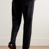 Dandelion Grosgrain-Trimmed Suede Loafers - OU Dandelion Grosgrain-Trimmed Suede Loafers - OU