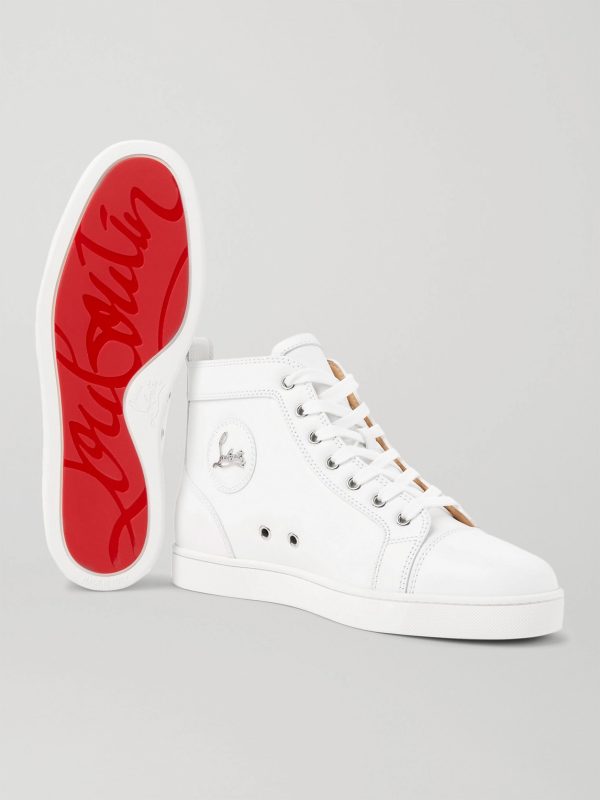 Louis Leather High-Top Sneakers - E2 Louis Leather High-Top Sneakers - E2