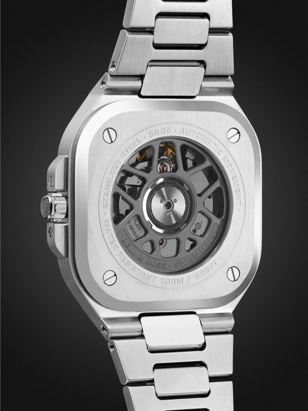 BR 05 Black Steel Automatic 40mm Stainless Steel Watch, Ref. No. BR05A-BL-ST/SST - BK BR 05 Black Steel Automatic 40mm Stainless Steel Watch, Ref. No. BR05A-BL-ST/SST - BK