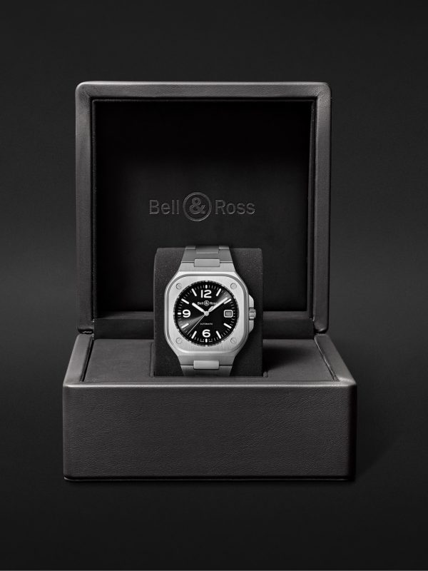 BR 05 Black Steel Automatic 40mm Stainless Steel Watch, Ref. No. BR05A-BL-ST/SST - E3 BR 05 Black Steel Automatic 40mm Stainless Steel Watch, Ref. No. BR05A-BL-ST/SST - E3