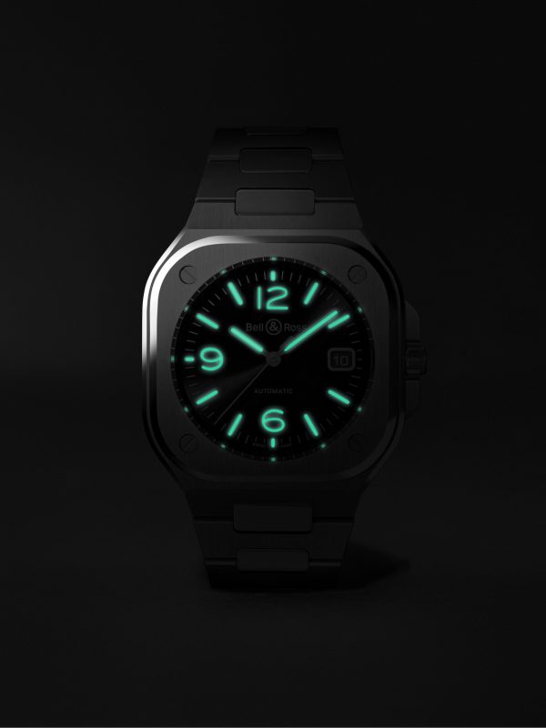 BR 05 Black Steel Automatic 40mm Stainless Steel Watch, Ref. No. BR05A-BL-ST/SST - E5 BR 05 Black Steel Automatic 40mm Stainless Steel Watch, Ref. No. BR05A-BL-ST/SST - E5