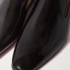 Dandelion Grosgrain-Trimmed Patent-Leather Loafers - CU Dandelion Grosgrain-Trimmed Patent-Leather Loafers - CU