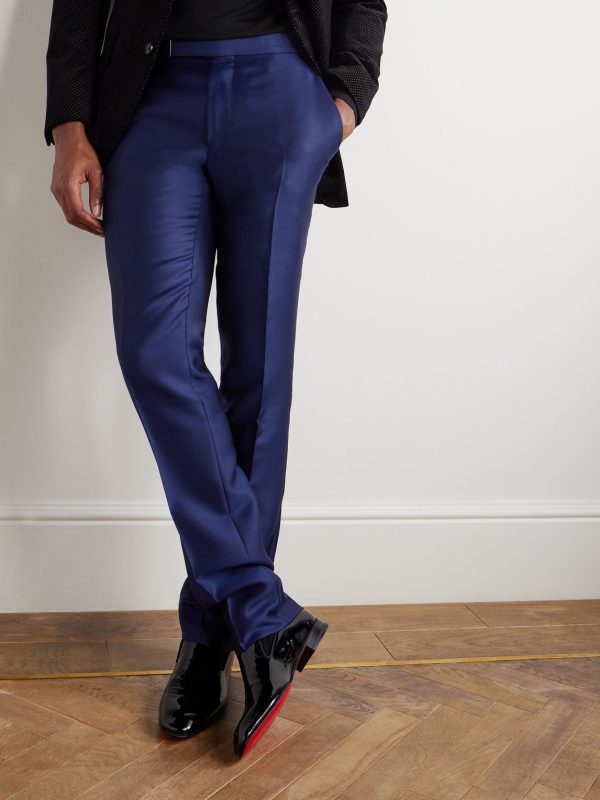 Dandelion Grosgrain-Trimmed Patent-Leather Loafers - OU Dandelion Grosgrain-Trimmed Patent-Leather Loafers - OU