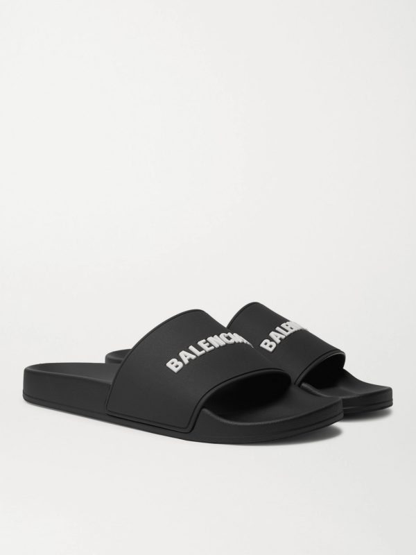 Logo-Detailed Rubber Slides - FR Logo-Detailed Rubber Slides - FR