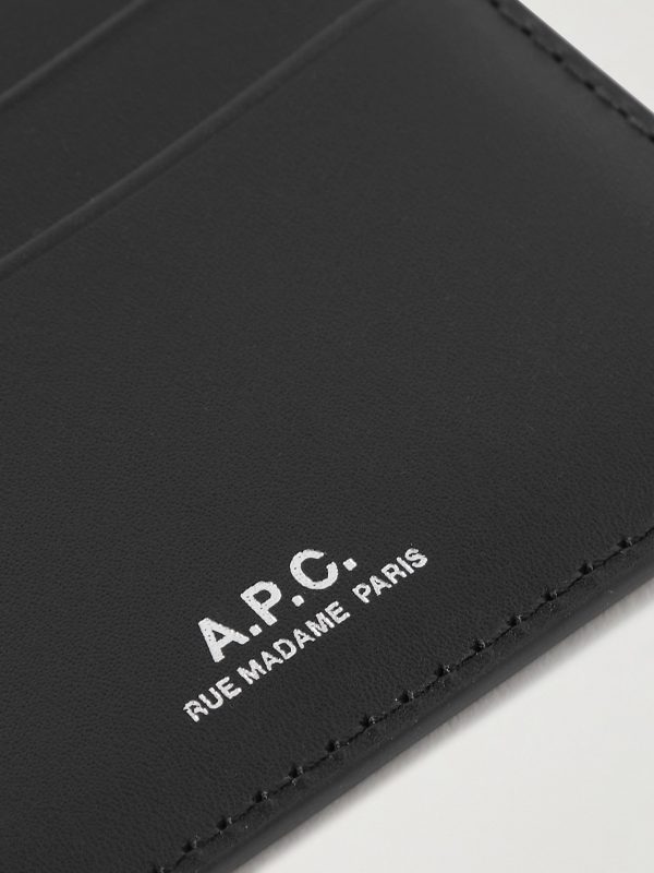Logo-Debossed Leather Cardholder - CU Logo-Debossed Leather Cardholder - CU