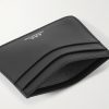 Logo-Debossed Leather Cardholder - E1 Logo-Debossed Leather Cardholder - E1