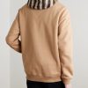 Checked Cotton-Blend Jersey Hoodie - BK Checked Cotton-Blend Jersey Hoodie - BK