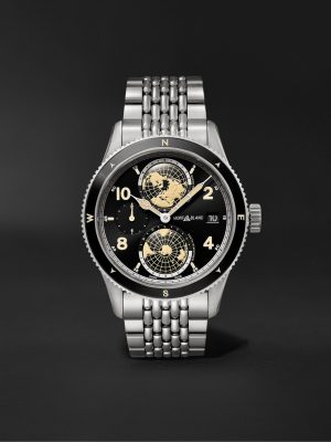1858 Geosphere Automatic 42mm Stainless Steel Watch, Ref. No. 125872 1858 Geosphere Automatic 42mm Stainless Steel Watch, Ref. No. 125872