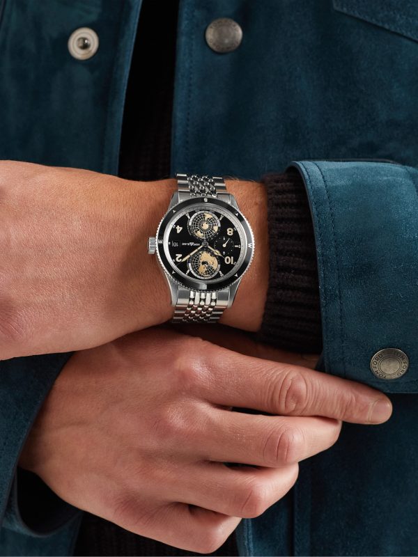 1858 Geosphere Automatic 42mm Stainless Steel Watch, Ref. No. 125872 - OU 1858 Geosphere Automatic 42mm Stainless Steel Watch, Ref. No. 125872 - OU
