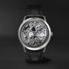 Slim d'Hermès Squelette Lune 39.5mm Automatic Titanium and Leather Watch, Ref. No. 054695WW00 Slim d'Hermès Squelette Lune 39.5mm Automatic Titanium and Leather Watch, Ref. No. 054695WW00