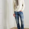 Clive Waffle-Knit Cotton and Modal-Blend T-Shirt - OU Clive Waffle-Knit Cotton and Modal-Blend T-Shirt - OU