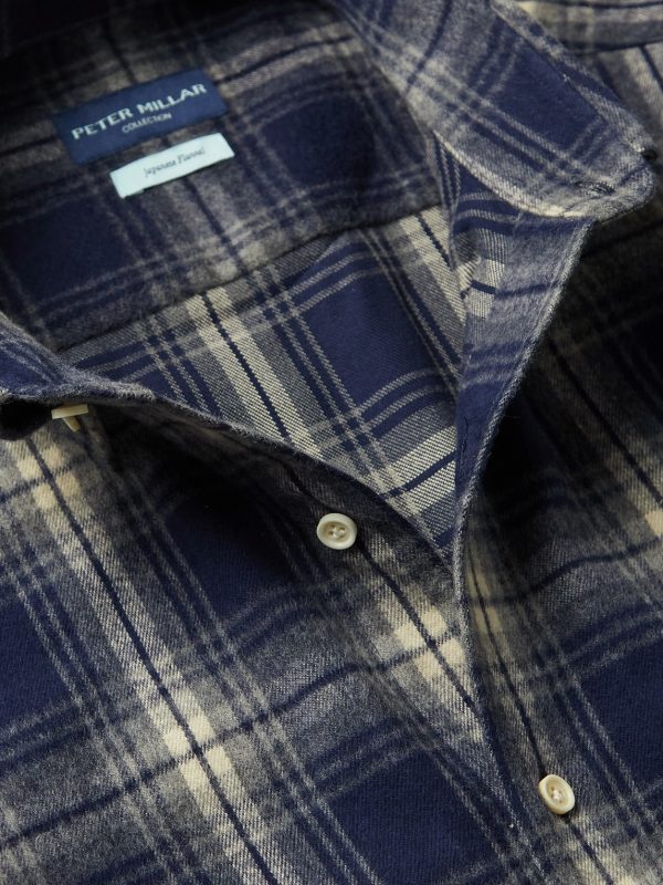 Button-Down Collar Checked Cotton-Flannel Shirt - CU Button-Down Collar Checked Cotton-Flannel Shirt - CU