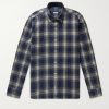 Button-Down Collar Checked Cotton-Flannel Shirt Button-Down Collar Checked Cotton-Flannel Shirt