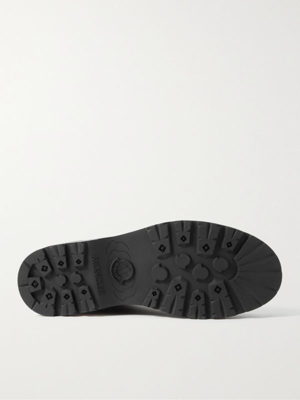 Vancouver Shell-Trimmed Suede Hiking Boots - E2