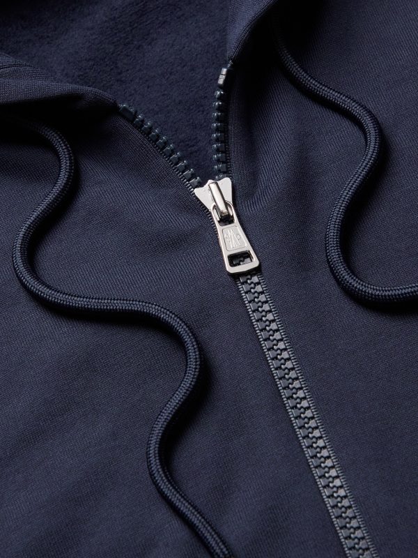 Logo-Appliquéd Cotton-Jersey Zip-Up Hoodie - CU Logo-Appliquéd Cotton-Jersey Zip-Up Hoodie - CU