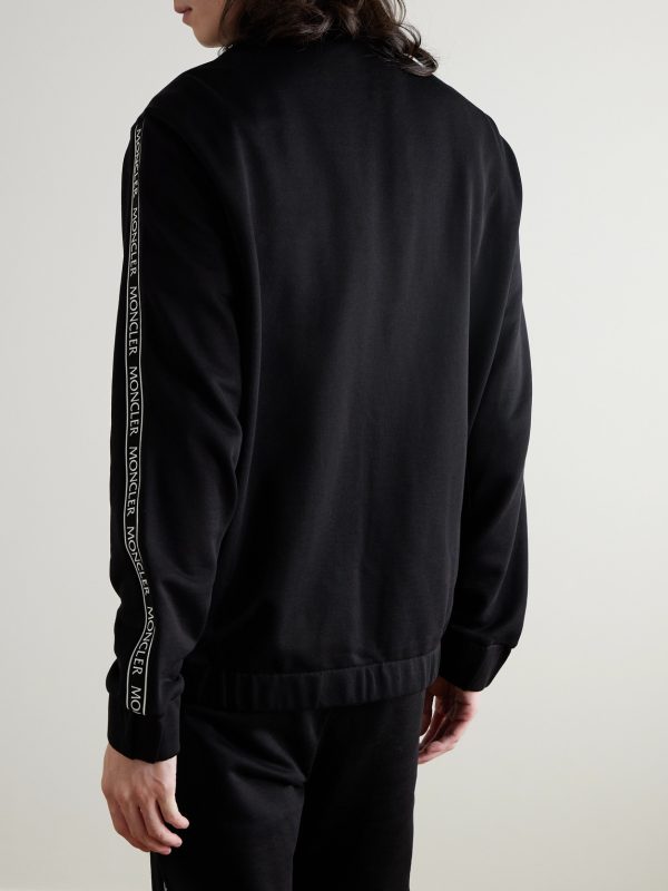 Logo-Appliquéd Cotton-Jersey and Shell Track Jacket - BK Logo-Appliquéd Cotton-Jersey and Shell Track Jacket - BK