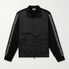 Logo-Appliquéd Cotton-Jersey and Shell Track Jacket Logo-Appliquéd Cotton-Jersey and Shell Track Jacket