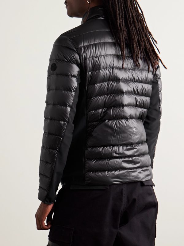 Vosges Slim-Fit Quilted Ripstop and Stretch-Jersey Down Jacket - BK Vosges Slim-Fit Quilted Ripstop and Stretch-Jersey Down Jacket - BK