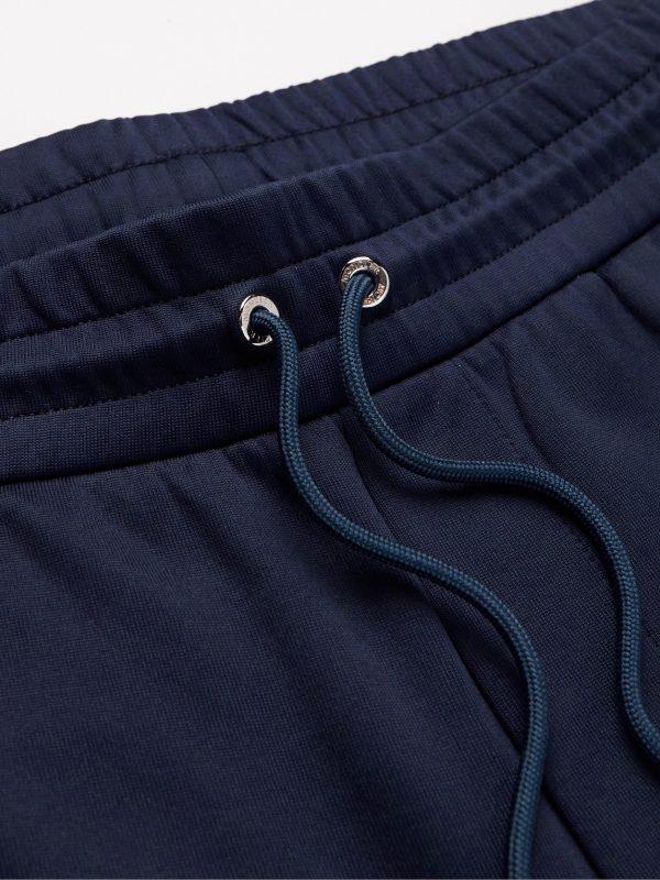 Straight-Leg Striped Tech-Jersey Sweatpants - E1 Straight-Leg Striped Tech-Jersey Sweatpants - E1