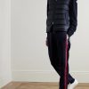Straight-Leg Striped Tech-Jersey Sweatpants - OU Straight-Leg Striped Tech-Jersey Sweatpants - OU