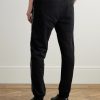 Slim-Fit Tapered Logo-Appliquéd Cotton-Jersey Sweatpants - BK