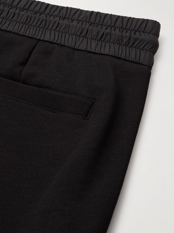 Slim-Fit Tapered Logo-Appliquéd Cotton-Jersey Sweatpants - CU