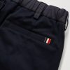 Pleated Shell-Trimmed Cotton-Blend Twill Drawstring Trousers - CU Pleated Shell-Trimmed Cotton-Blend Twill Drawstring Trousers - CU