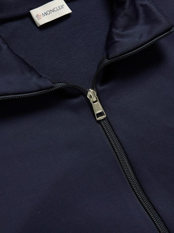 Logo-Appliquéd Tech-Jersey Track Jacket - CU Logo-Appliquéd Tech-Jersey Track Jacket - CU