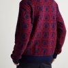 Jacquard-Knit Wool Sweater - BK Jacquard-Knit Wool Sweater - BK