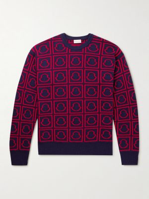 Jacquard-Knit Wool Sweater Jacquard-Knit Wool Sweater