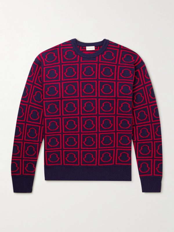 Jacquard-Knit Wool Sweater Jacquard-Knit Wool Sweater