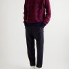 Jacquard-Knit Wool Sweater - OU Jacquard-Knit Wool Sweater - OU