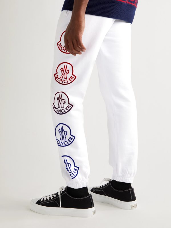 Tapered Logo-Print Cotton-Jersey Sweatpants - BK Tapered Logo-Print Cotton-Jersey Sweatpants - BK