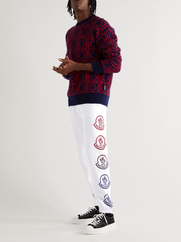 Tapered Logo-Print Cotton-Jersey Sweatpants - OU Tapered Logo-Print Cotton-Jersey Sweatpants - OU