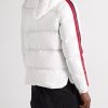 Dincer Striped Quilted Nylon Hooded Down Jacket - BK Dincer Striped Quilted Nylon Hooded Down Jacket - BK