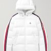 Dincer Striped Quilted Nylon Hooded Down Jacket Dincer Striped Quilted Nylon Hooded Down Jacket