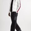 Dincer Striped Quilted Nylon Hooded Down Jacket - OU Dincer Striped Quilted Nylon Hooded Down Jacket - OU