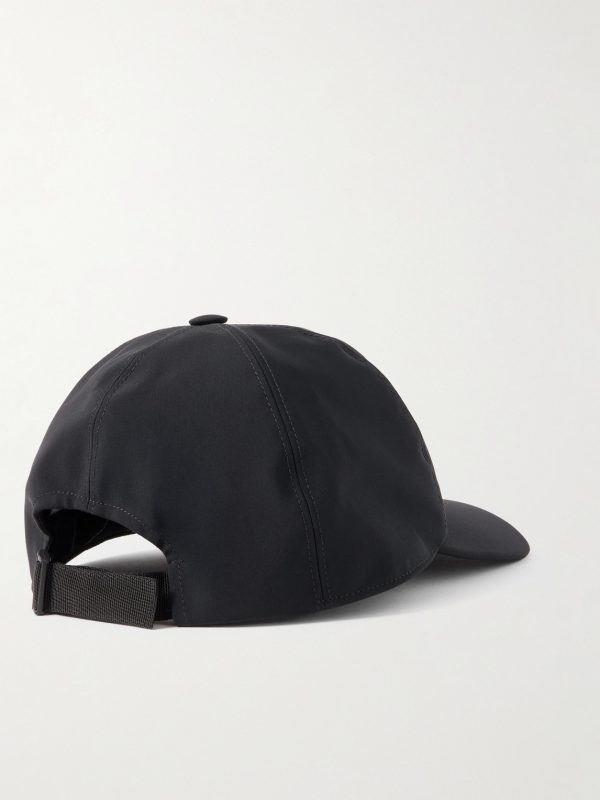 Logo-Print Shell Baseball Cap - BK