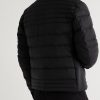 Pires Logo-Appliquéd Quilted Shell Down Biker Jacket - BK Pires Logo-Appliquéd Quilted Shell Down Biker Jacket - BK