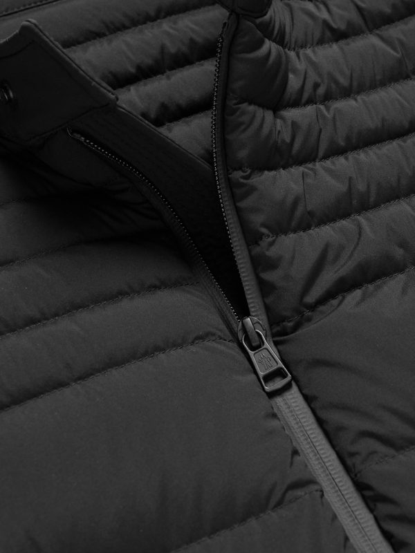 Pires Logo-Appliquéd Quilted Shell Down Biker Jacket - CU Pires Logo-Appliquéd Quilted Shell Down Biker Jacket - CU