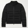 Pires Logo-Appliquéd Quilted Shell Down Biker Jacket Pires Logo-Appliquéd Quilted Shell Down Biker Jacket