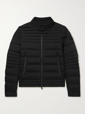 Pires Logo-Appliquéd Quilted Shell Down Biker Jacket Pires Logo-Appliquéd Quilted Shell Down Biker Jacket
