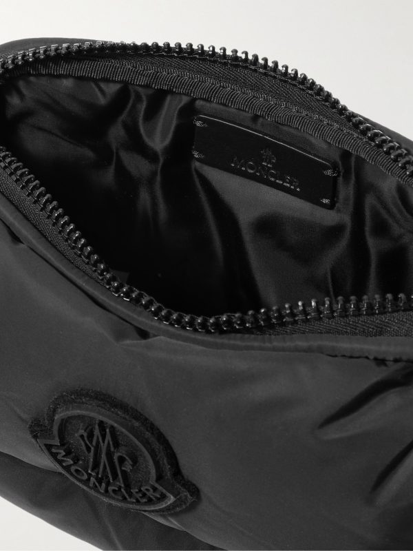 Legere Logo-Appliquéd Quilted Shell Messenger Bag - E1 Legere Logo-Appliquéd Quilted Shell Messenger Bag - E1
