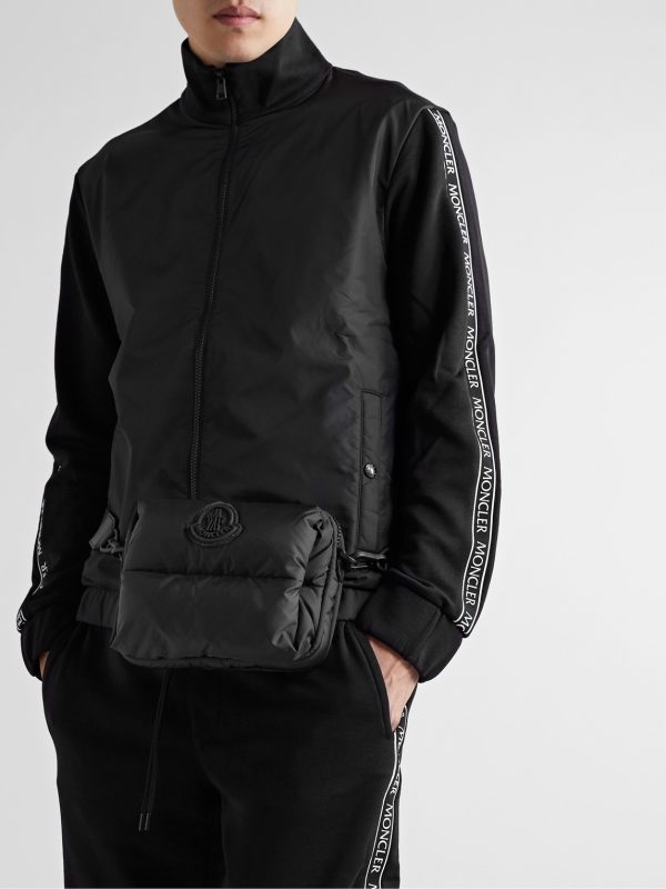 Legere Logo-Appliquéd Quilted Shell Messenger Bag - OU Legere Logo-Appliquéd Quilted Shell Messenger Bag - OU