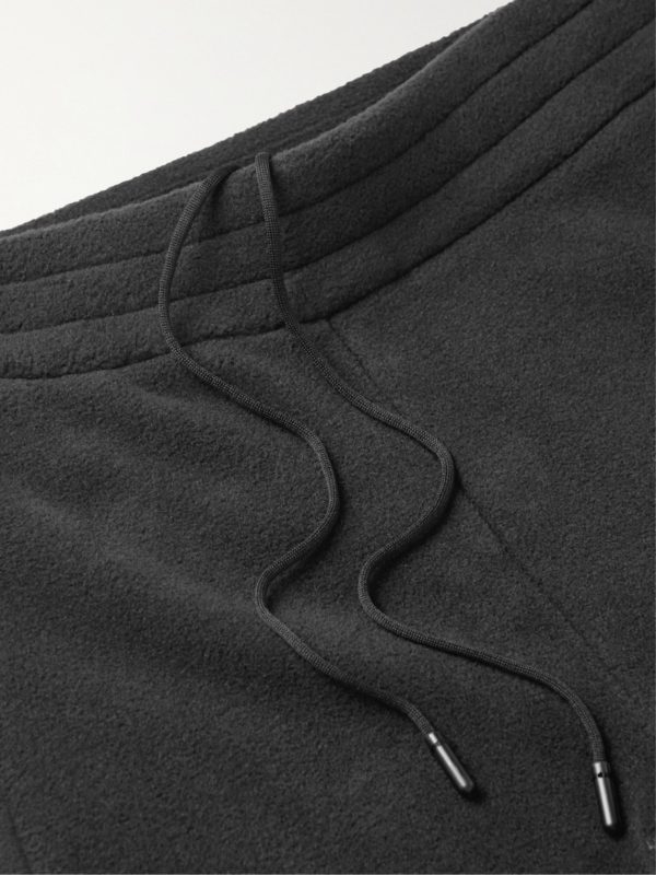 Tapered Shell-Trimmed Polartec Fleece Sweatpants - E1 Tapered Shell-Trimmed Polartec Fleece Sweatpants - E1