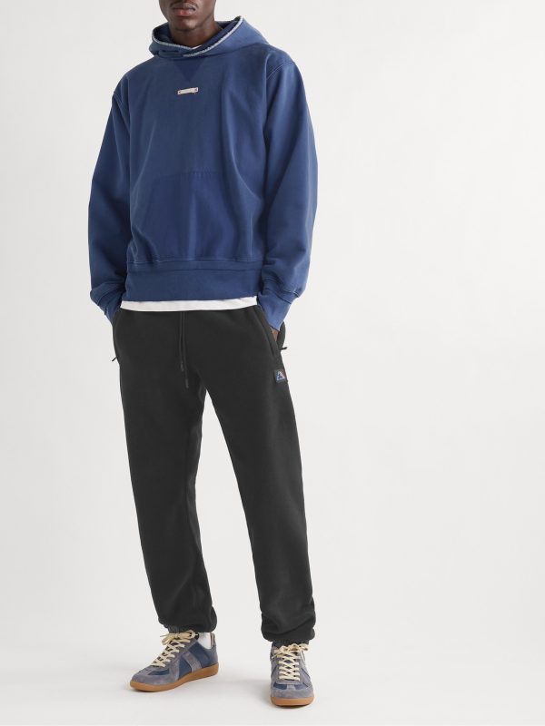 Tapered Shell-Trimmed Polartec Fleece Sweatpants - OU Tapered Shell-Trimmed Polartec Fleece Sweatpants - OU