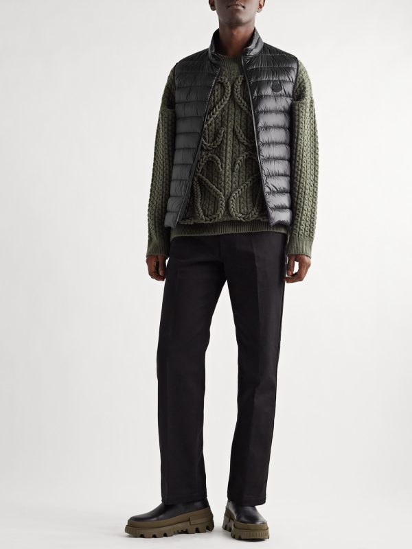 Delpy Slim-Fit Quilted Nylon-Ripstop and Stretch-Jersey Down Gilet - OU Delpy Slim-Fit Quilted Nylon-Ripstop and Stretch-Jersey Down Gilet - OU