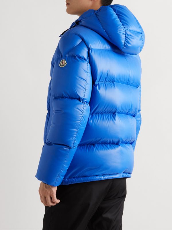 Guitry Quilted Nylon Down Hooded Jacket - BK Guitry Quilted Nylon Down Hooded Jacket - BK