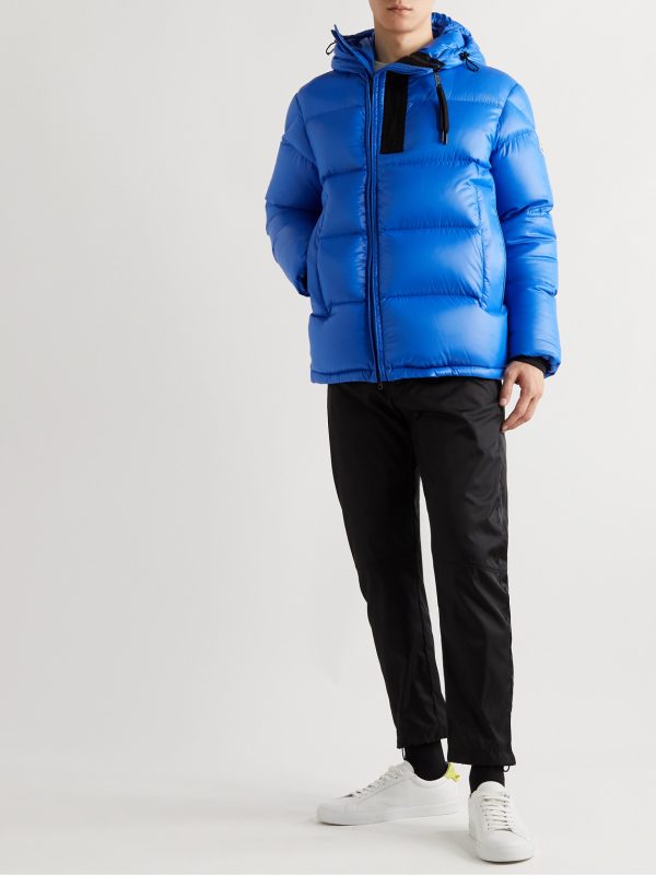 Guitry Quilted Nylon Down Hooded Jacket - OU Guitry Quilted Nylon Down Hooded Jacket - OU